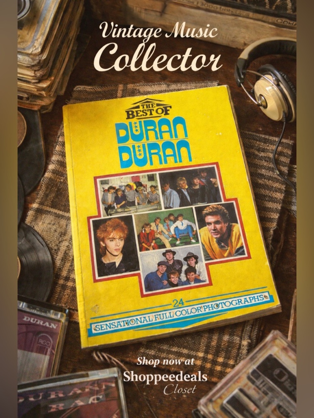 The Best of Duran Duran Vintage Photo Book 1980s Music Collectible